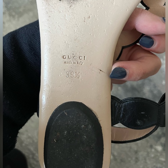 Gucci Pearl t-strap Sandals - size 39.5 - like new! - Picture 5 of 8